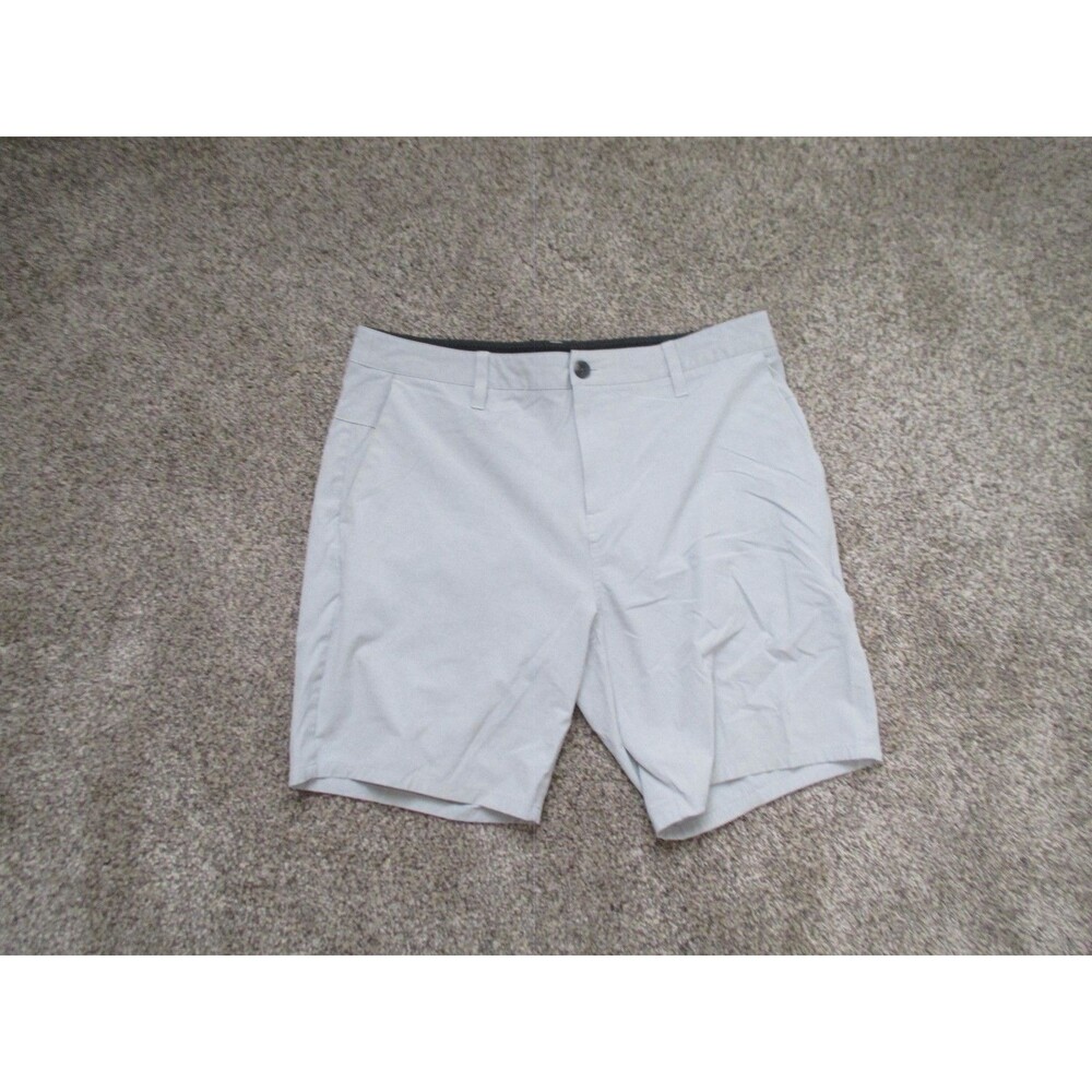 vuori meta shorts mens 34 9" grey